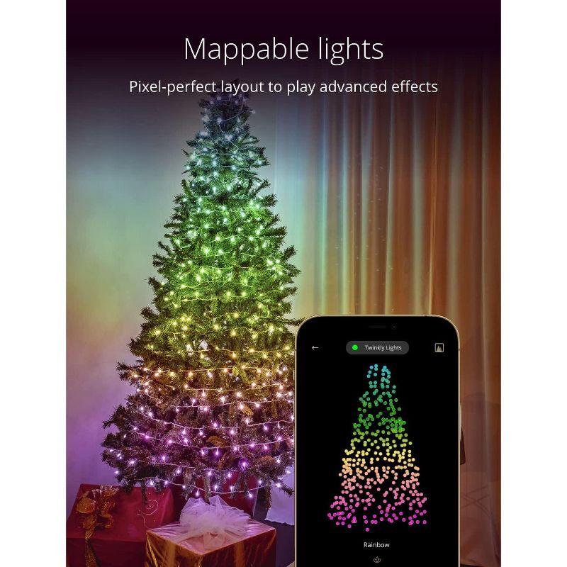 Twinkly Strings App-Controlled LED Christmas Lights Indoor and Outdoor Smart Lighting Decoration