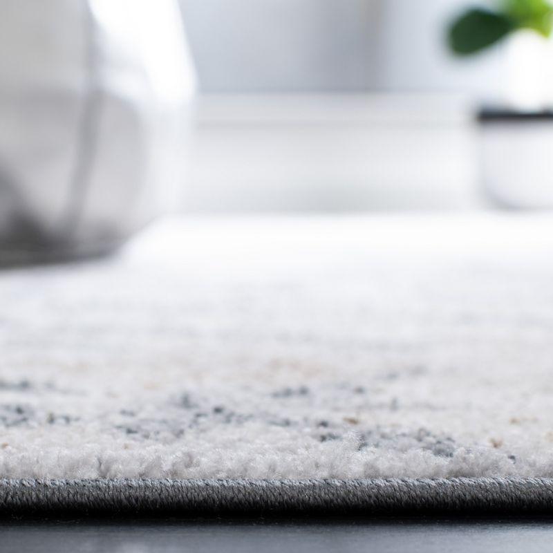 Toscana TOS670 Power Loomed Area Rug - Ivory/Grey - 6'7"x6'7" - Safavieh.