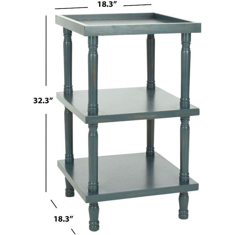Esmeralda Side Table - AMH6602C - Teal - Safavieh Couture