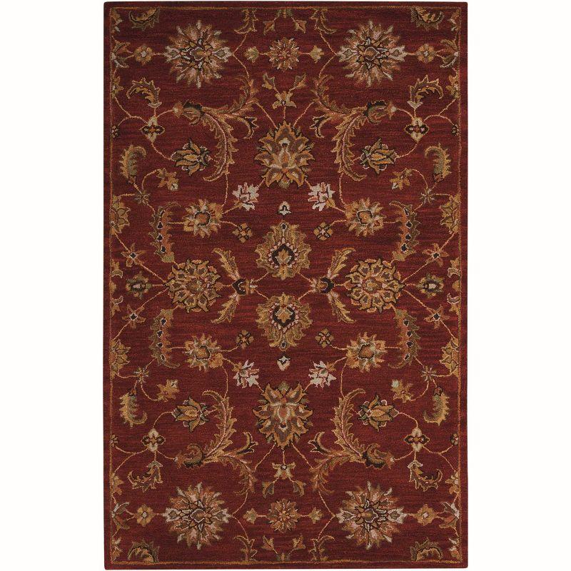 Nourison India House Brick Area Rug IH83 3'6" x 5'6"