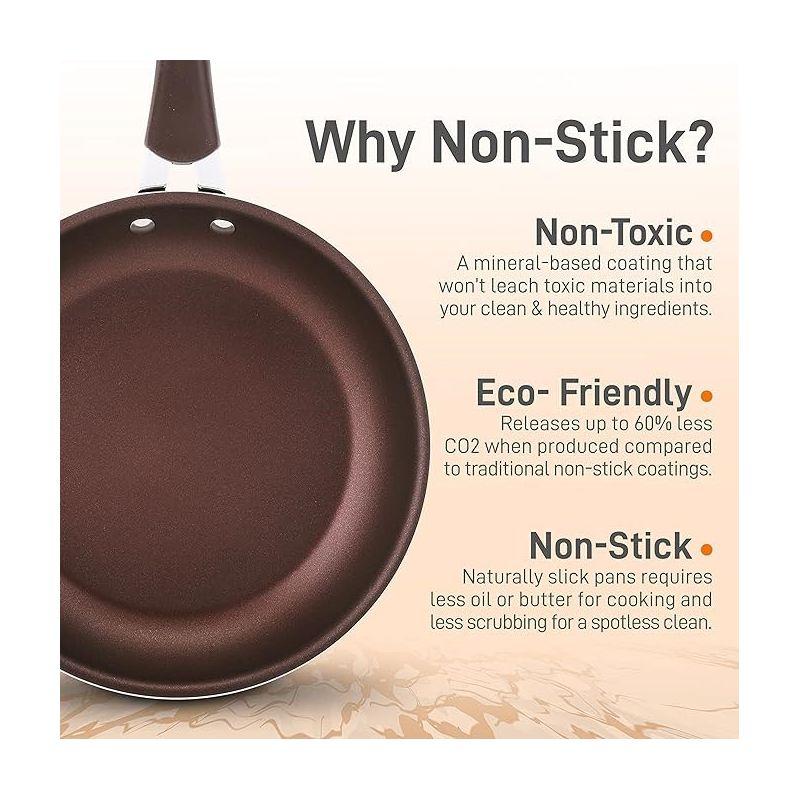 NutriChef Aluminum Non-Stick Frying Pan