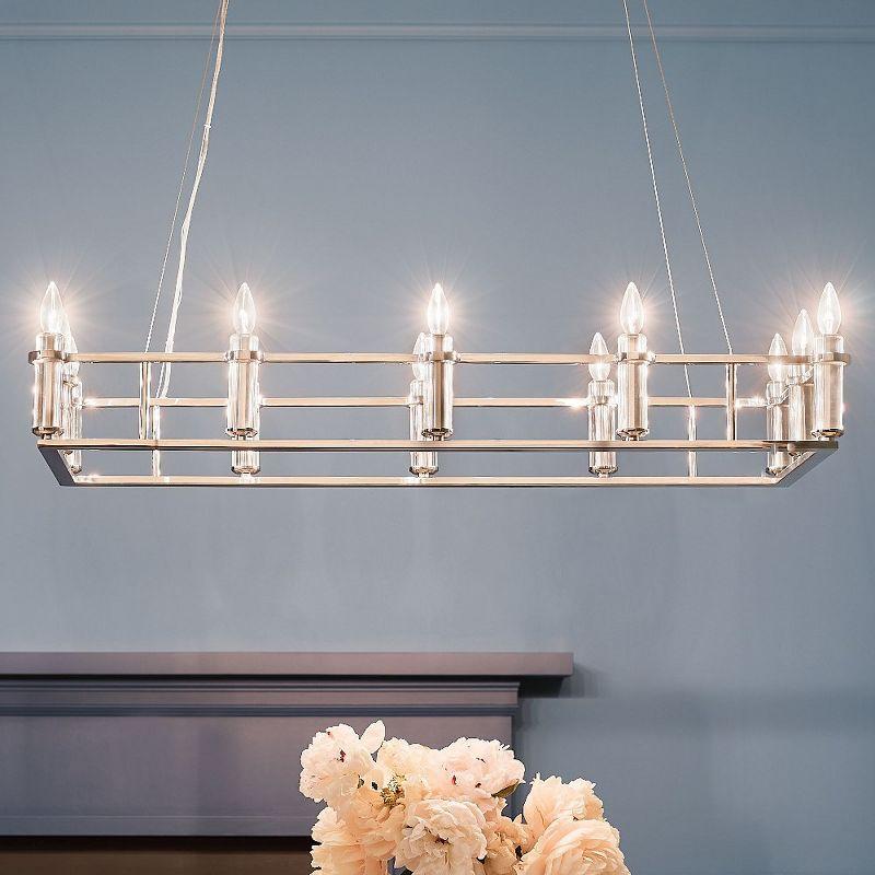 Kichler Lighting Rosalind 12 - Light Chandelier in  Polished Nickel