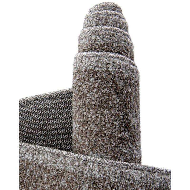 Unique Loom 5' 3 x 8' 0 Light Gray La Jolla Floral Area Rug