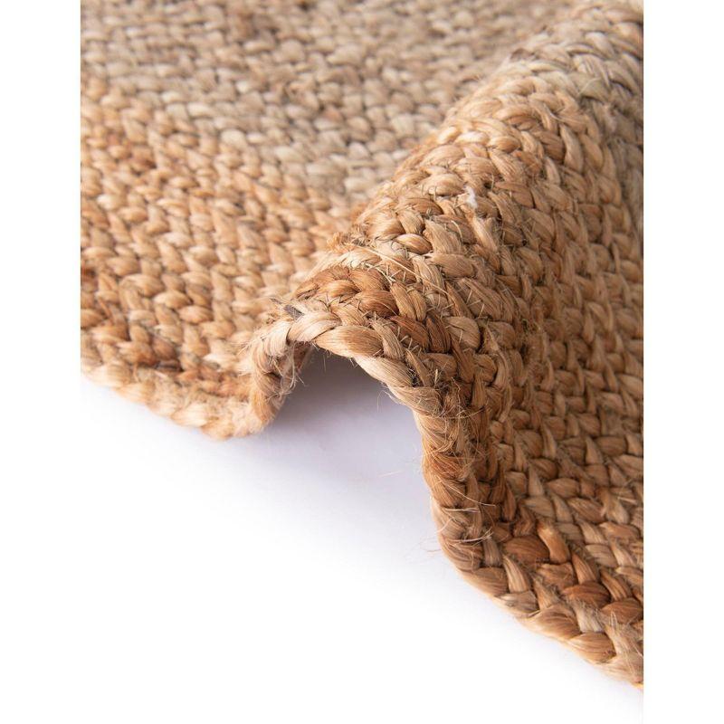 Unique Loom 2' 0 x 3' 1 Goa Braided Jute Rectangle Area Rug