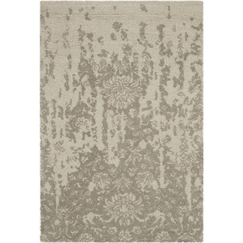 Restoration Vintage RVT104 Hand Tufted Accent Rug - Light Sage/Grey - 2'x3' - Safavieh.