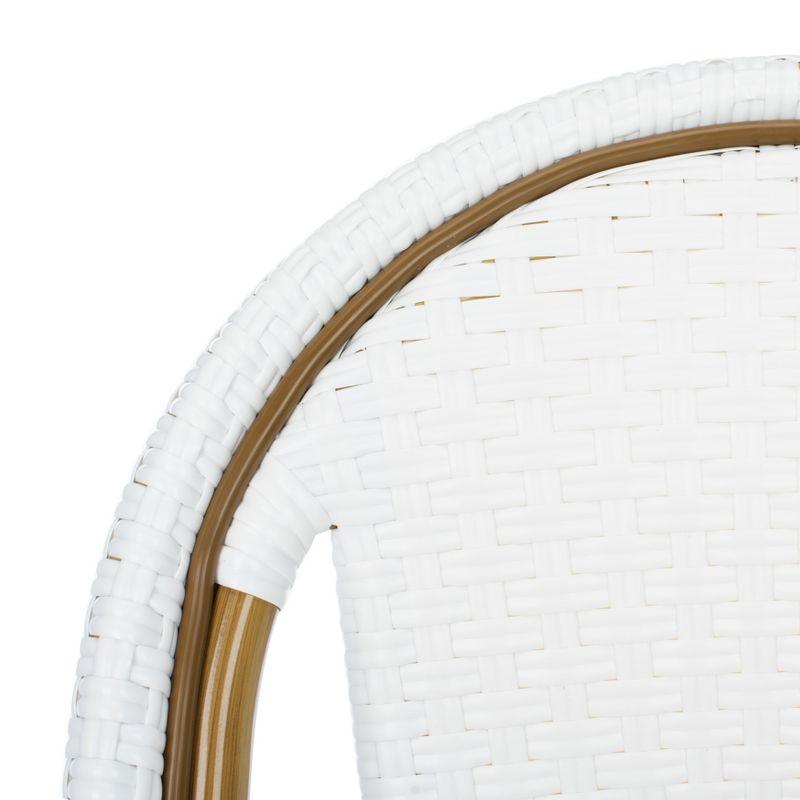 Salcha Side Chair (Set Of 2) - Indoor/Outdoor - FOX5210 - White - Safavieh