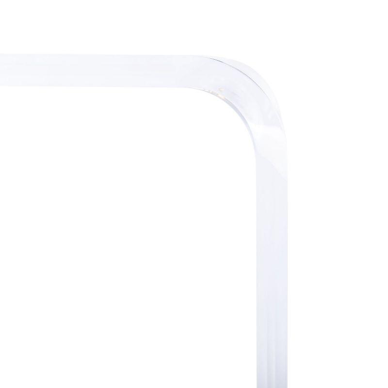Pryor Acrylic Side Table - Clear - Safavieh.
