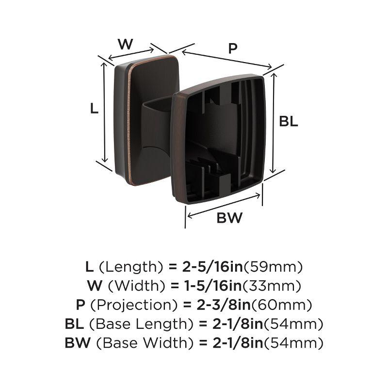Amerock Revitalize Oil-Rubbed Bronze Single Prong Robe Hook