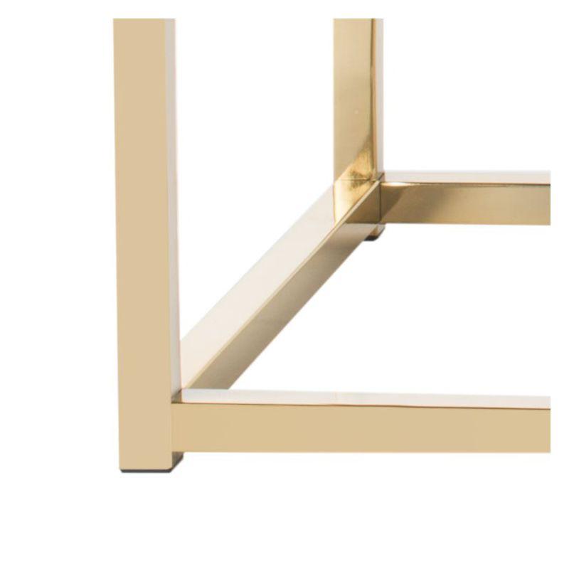 Reynolds Bench - FOX6225 - Grey/Brass - Safavieh Couture
