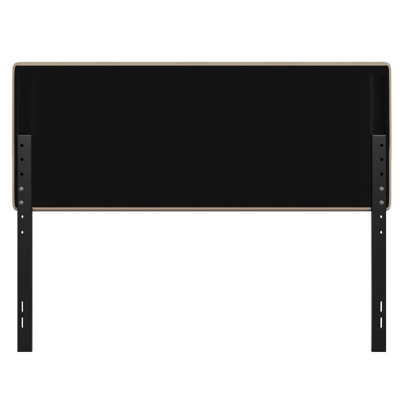 Flash Furniture Paxton Queen Channel Stitched Fabric Upholstered Headboard, Adjustable Height from 44.5" to 57.25" - Cream