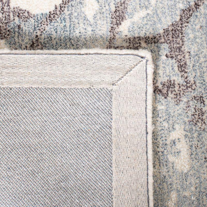 Restoration Vintage RVT112 Hand Tufted Indoor Runner Rug - 2'3"x8' - Grey/Ivory - Safavieh