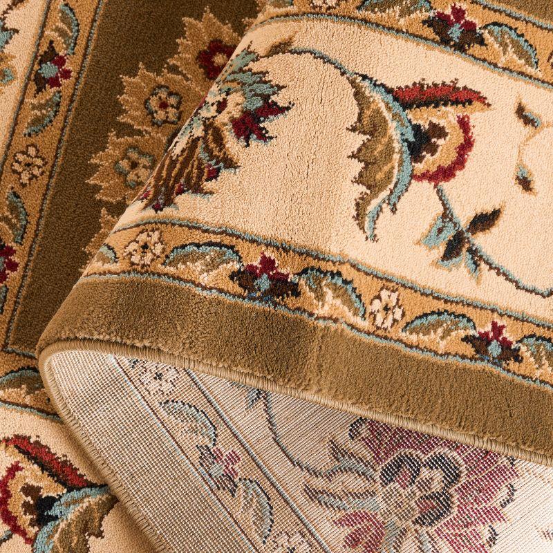 Lyndhurst LNH555 Power Loomed Runner Rug - Green/Ivory - 2'3"x16' - Safavieh