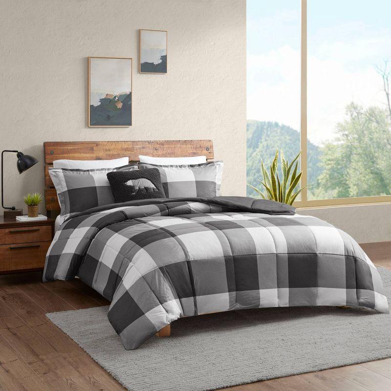 Woolrich Hudson Valley Down Alternative Buffalo Check Comforter Set