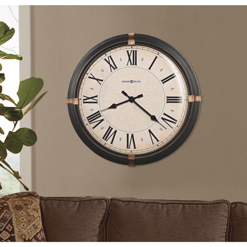 Howard Miller Atwater Wall Clock 625498 Metal