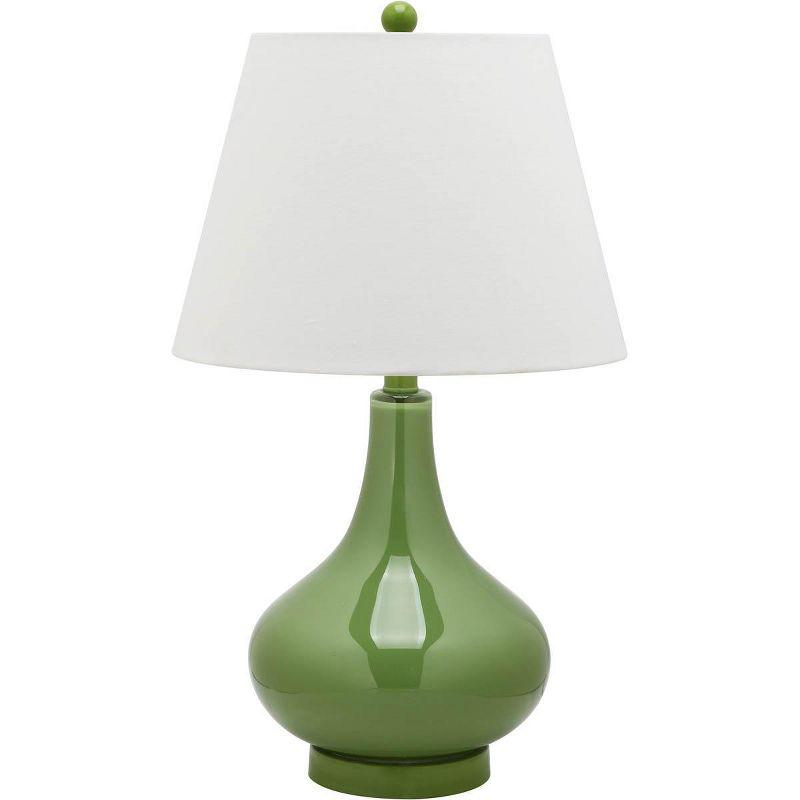 Amy Gourd Table Lamp (Set of 2) - 24 Inch Height - LIT4087 - Green - Safavieh