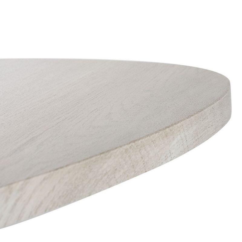 Berlin Tripod Side Table - Light Grey Oak/Black - Safavieh.