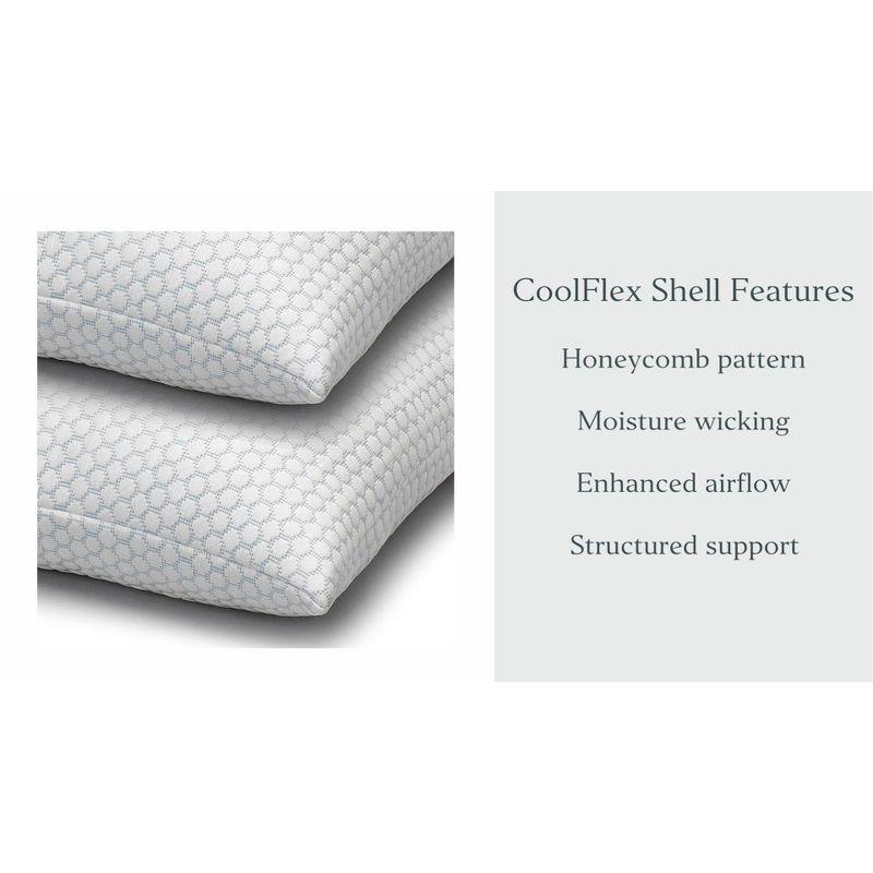 Gel Fiber Pillow with CoolFlex Technology (Set of 2)