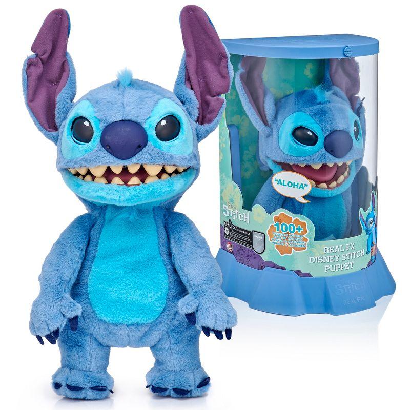 WOW! Stuff: Disney Stitch Puppetronic – RealFX, 100+ Actions & Sounds, 18” Figure, Limited 1st Edition, Ages 6+