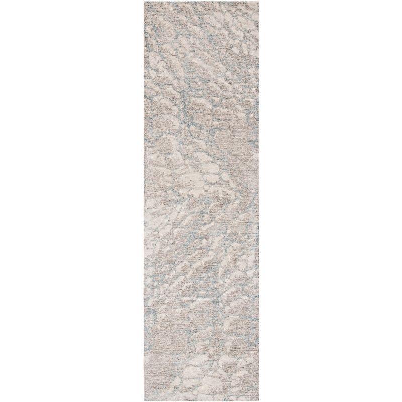 Restoration Vintage RVT112 Hand Tufted Indoor Runner Rug - 2'3"x8' - Light Brown/Ivory - Safavieh