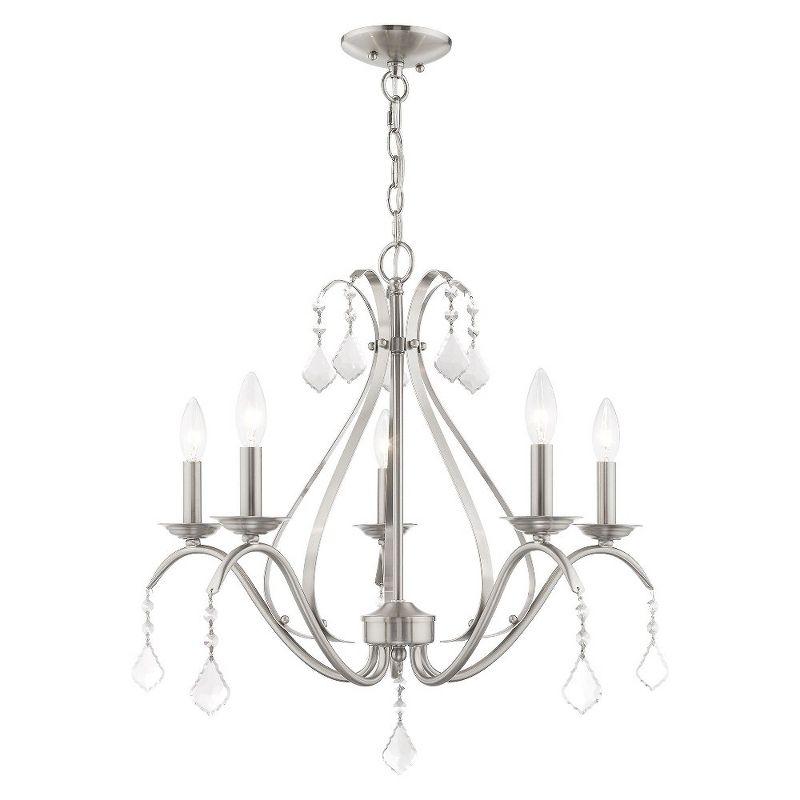 Livex Lighting Caterina 5 - Light Chandelier in  Brushed Nickel