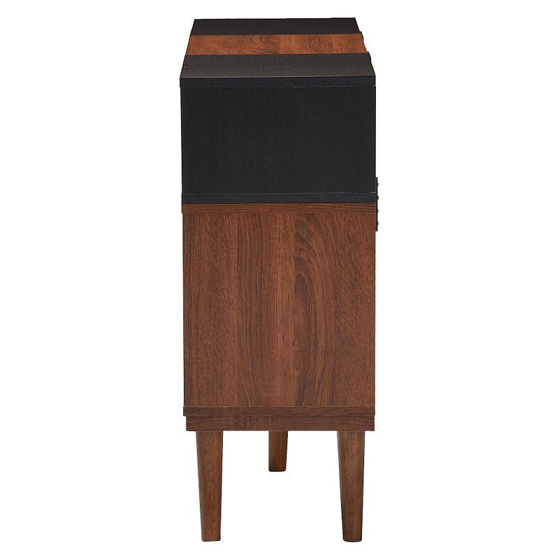 Anderson Mid-century Retro Modern Wood Sideboard Storage Cabinet - Oak/Espresso - Baxton Studio