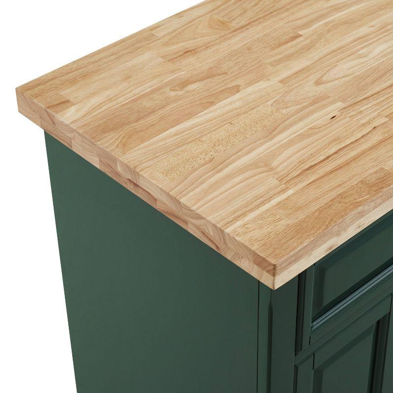 Madison Solid Wood Top Kitchen Island