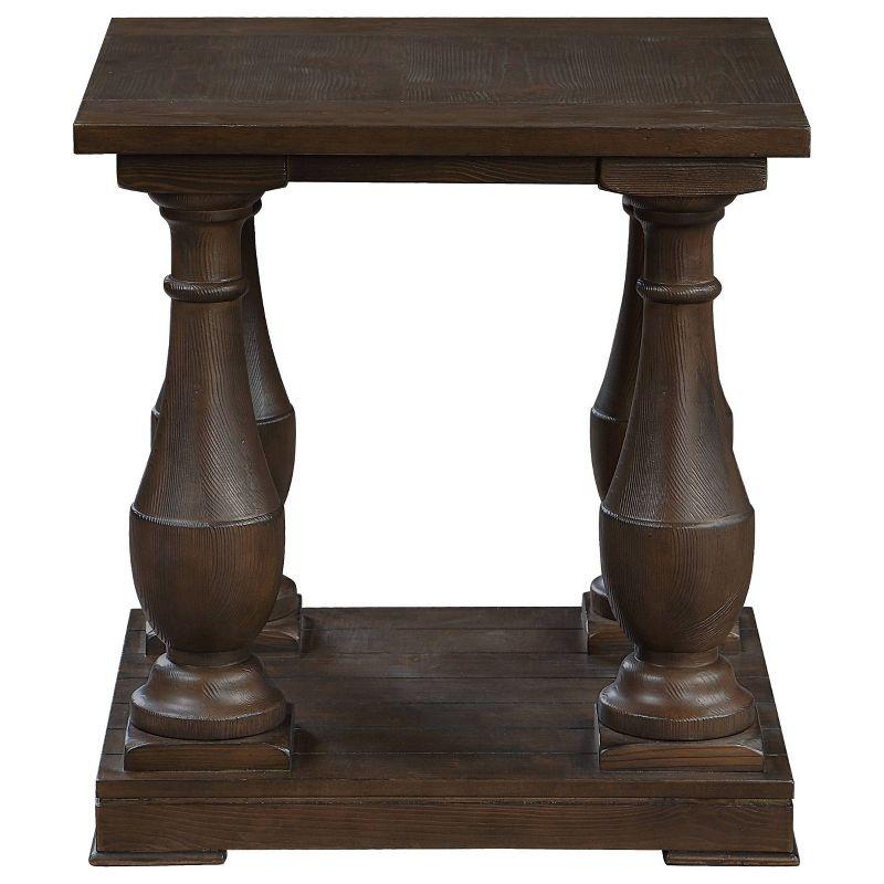 Walden Square Wood End Table Coffee Brown - Coaster