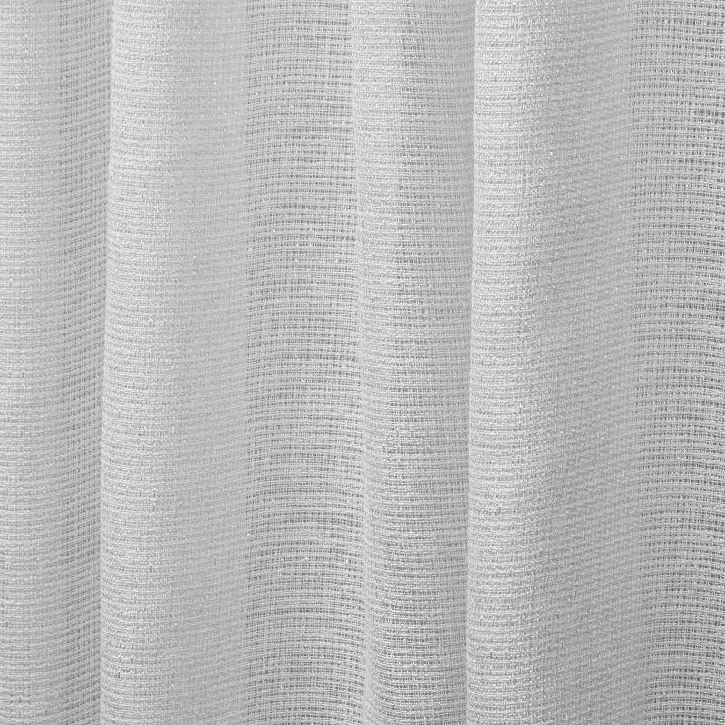 Exclusive Home Miami Semi-Sheer Textured Indoor/Outdoor Grommet Top Curtain Panel Pair