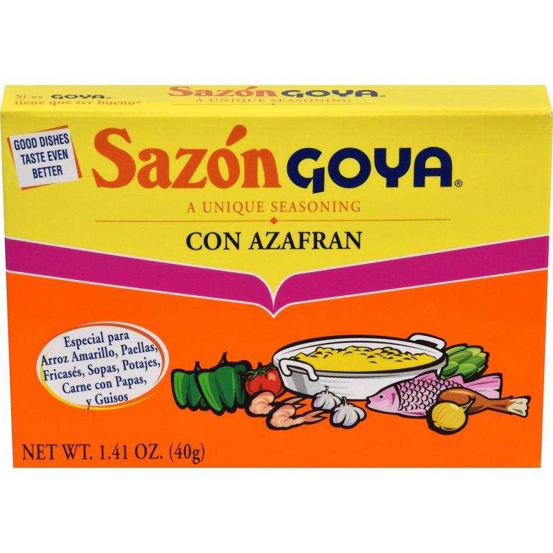 Sazón Goya 1.41oz Gluten-Free Saffron Seasoning