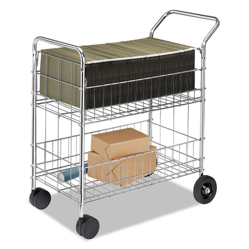 39.5'' H x 21.5'' W File Cart with Wheels