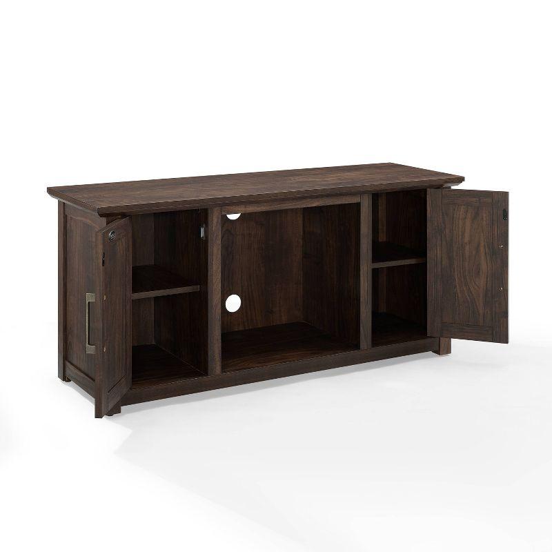 Camden 48" Dark Walnut TV Stand with Electric Fireplace