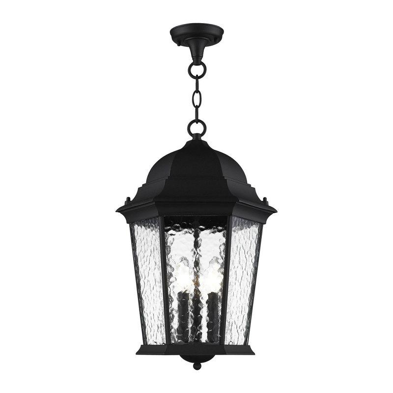 Livex Lighting Hamilton 3 - Light Pendant in  Textured Black