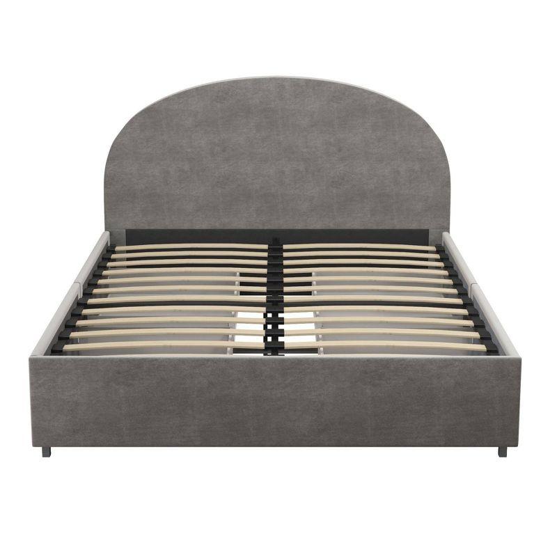 Moon Upholstered Platform Storage Bed