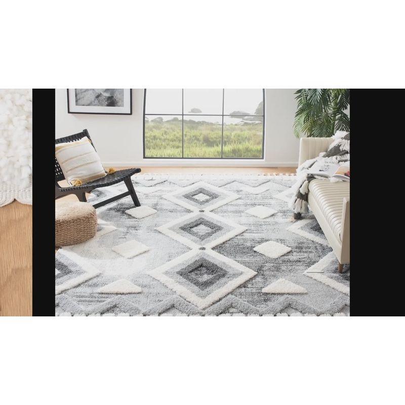 Moroccan Tassel Shag MTS656 Power Loomed Area Rug  - Safavieh