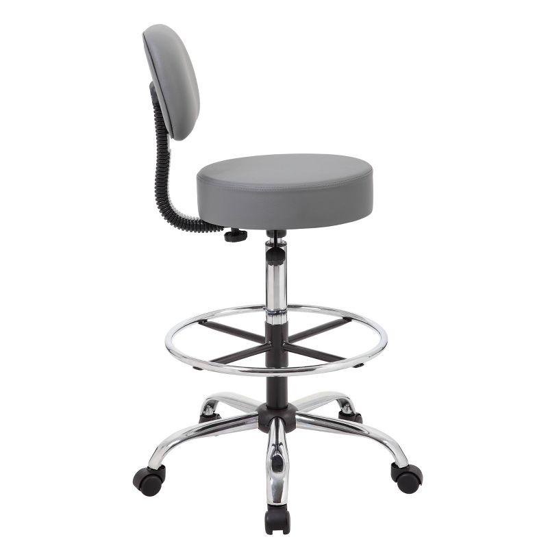 Boss Office Products Vinyl Drafting Chair
