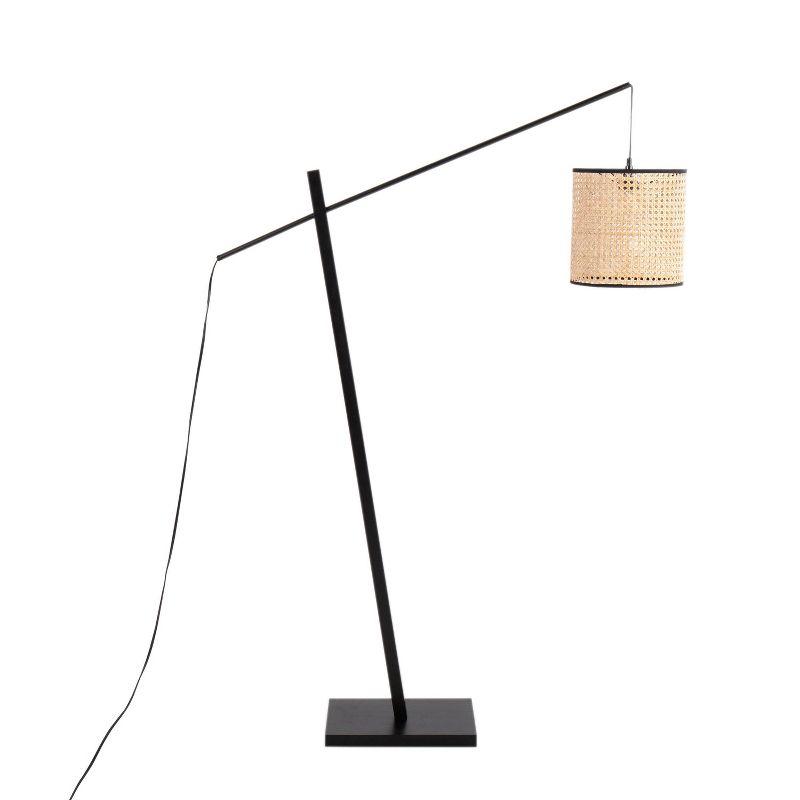 LumiSource Arturo Contemporary Floor Lamp: Adjustable, UL Listed, 60W, Push Button Switch