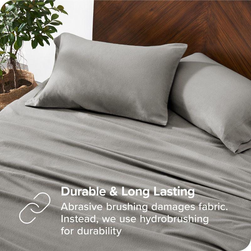 Bare Home Organic 100% Cotton Flannel Sheet Set
