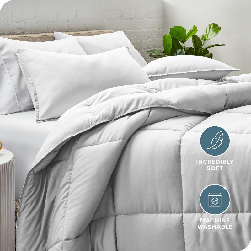 Bare Home Traditional Box Stitch Comforter Set