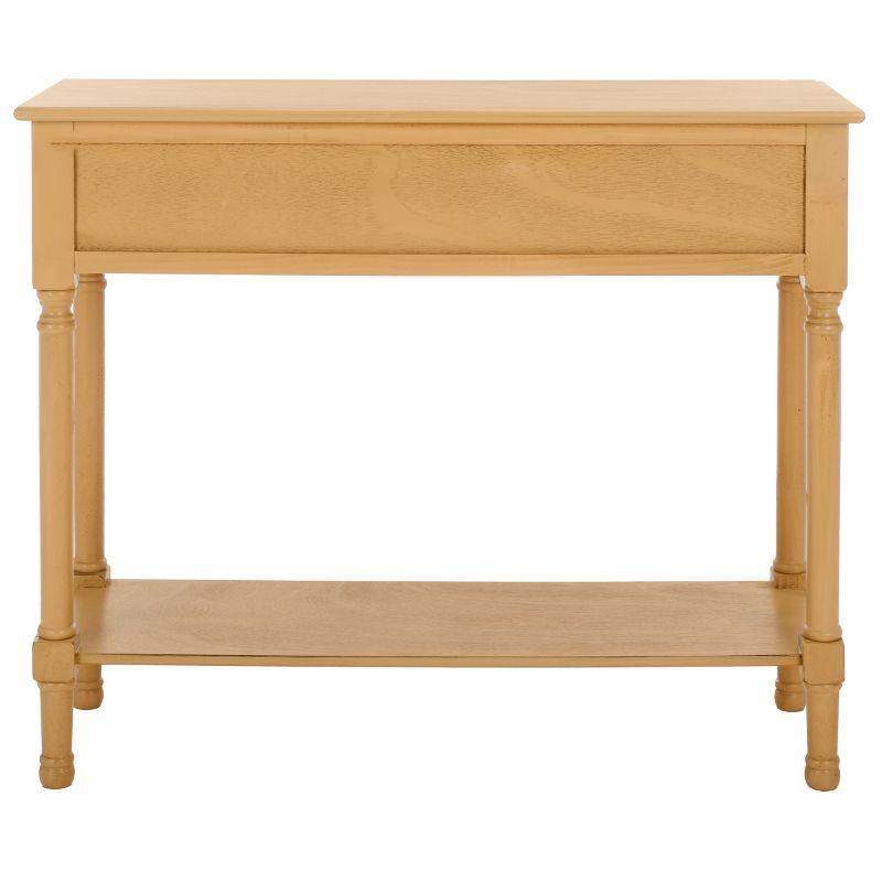 Halton 2 Drawer Console Table - Camel - Safavieh