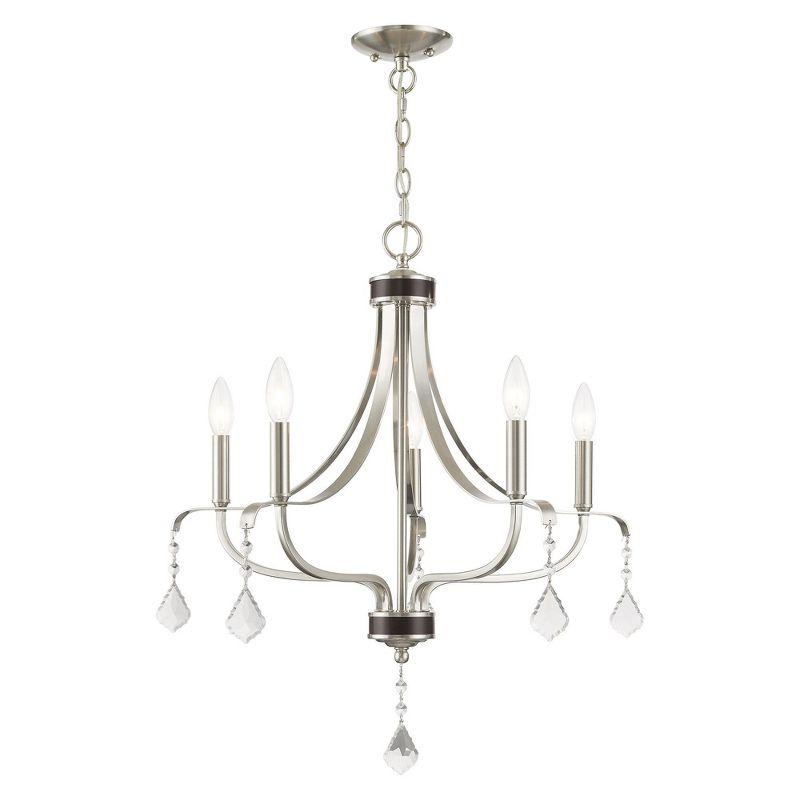 Livex Lighting Laurel 5 - Light Chandelier in  Brushed Nickel