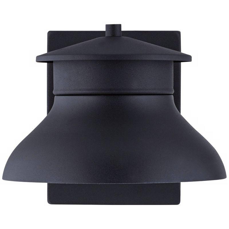 John Timberland Modern Outdoor Wall Light Fixture LED Black 5" Non Glass Dark Sky for Exterior House Porch Patio Deck Barn