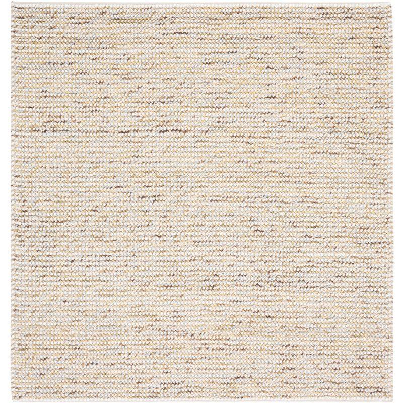 Latitude Run® Vermont Hand Woven Wool Solid Color Rug
