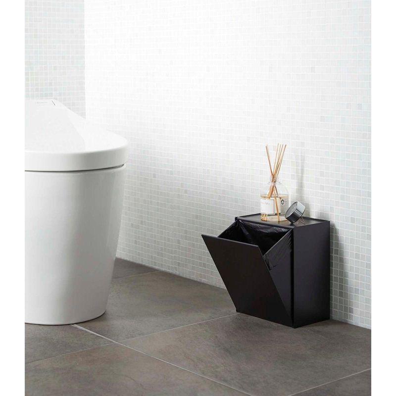 Yamazaki Home Tower Yamazaki Home Wall Mounted Storage Or Trash Bin, Small Wastebasket
