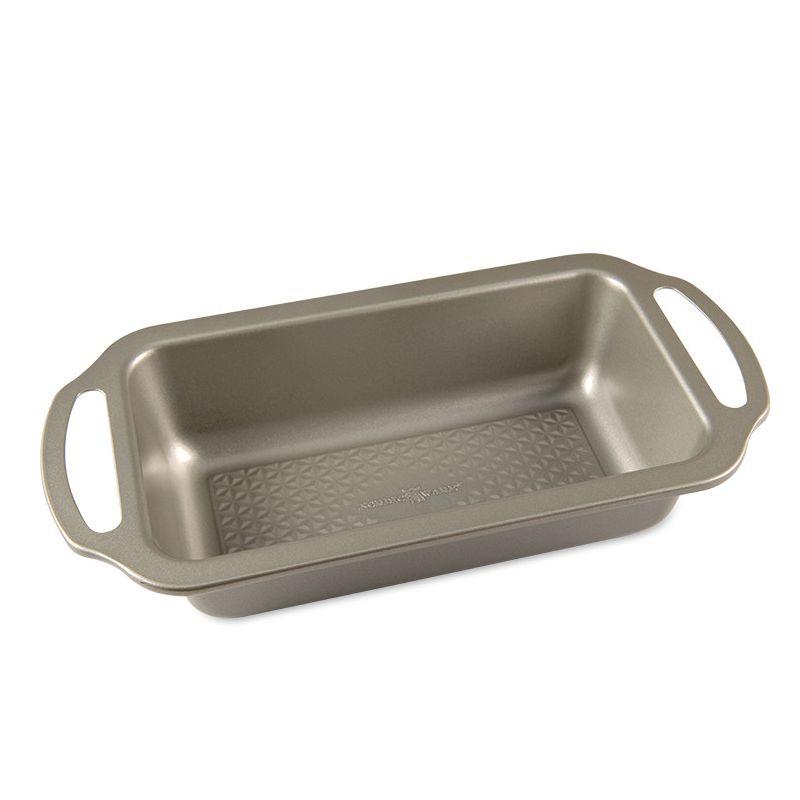 Nordic Ware 9'' Light Champagne Nonstick Carbon Steel Loaf Pan