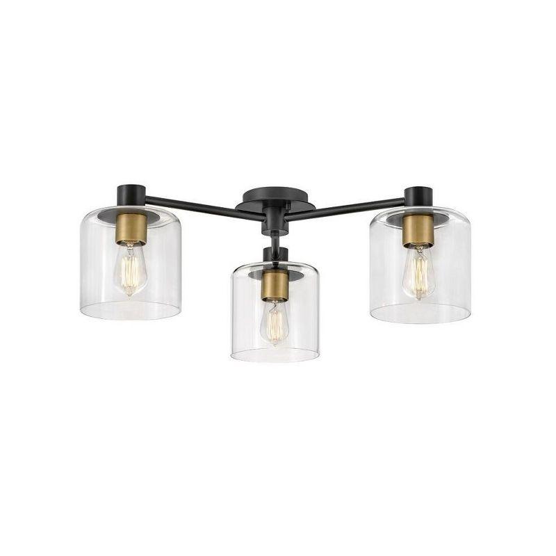 Glass Semi Flush Mount