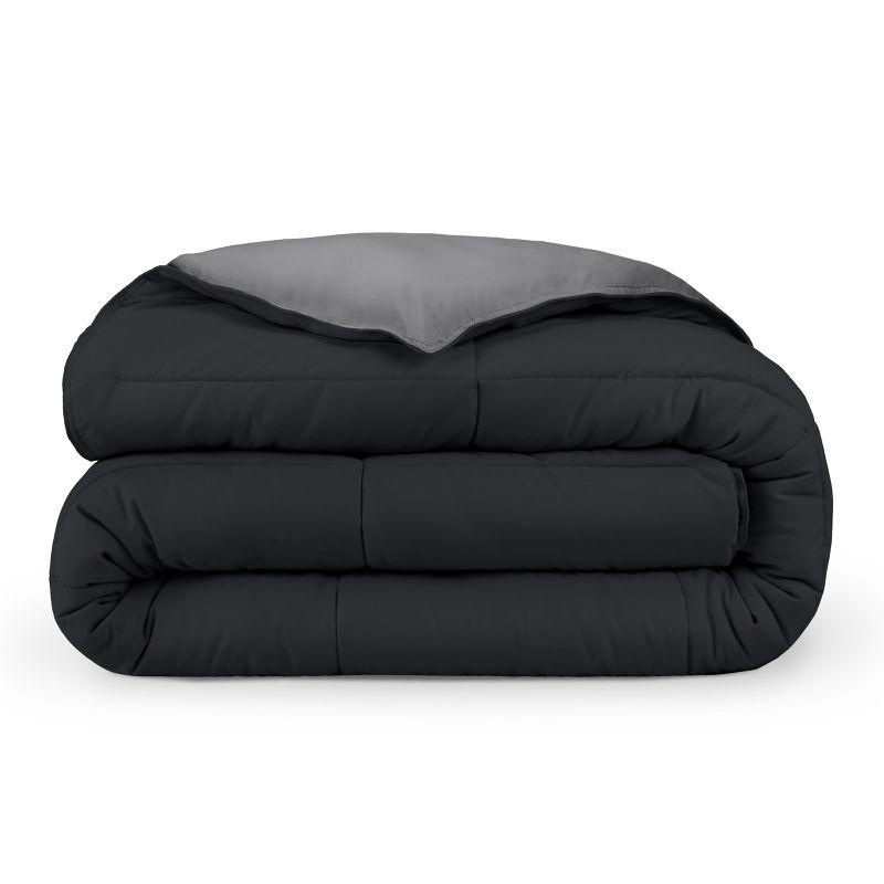 Bare Home Premium Ultra Soft Modern & Contemporary Box Stitch Comforter