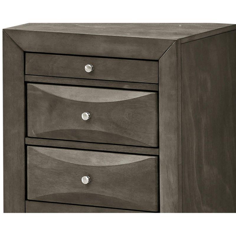 Passion Furniture Marilla 3-Drawer Nightstand (28 in. H x 23 in. W x 17 in. D)