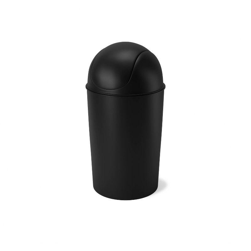 Plastic Swing Top Trash Can - 10 Gallons