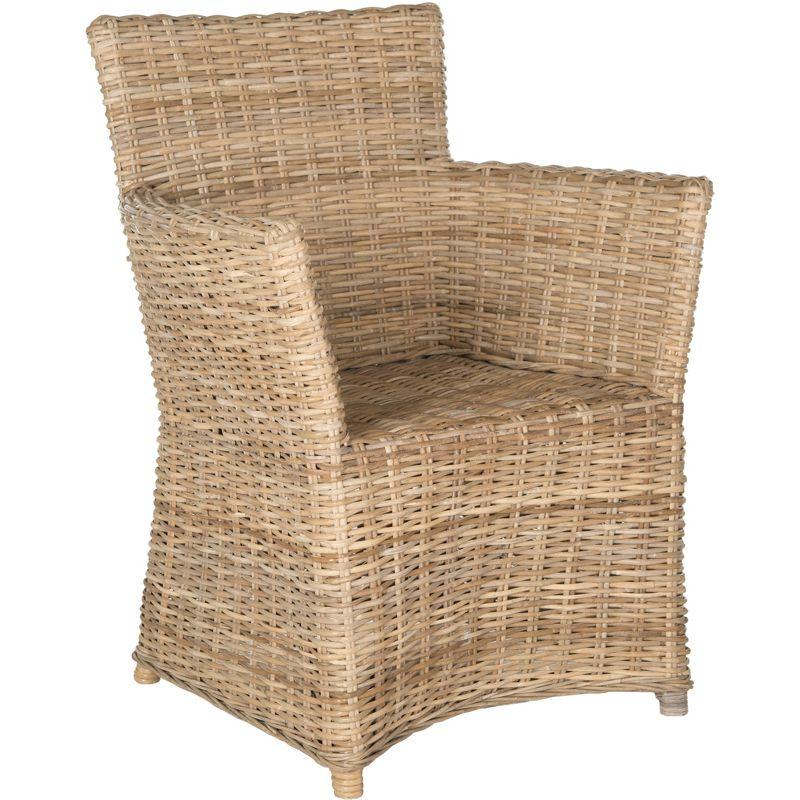 Natuna Rattan Arm Chair - Natural - Safavieh