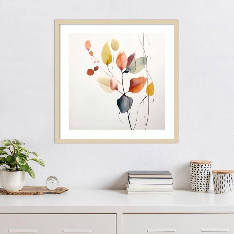 Amanti Art Fluid Floral Artistry I by Irena Orlov Framed Wall Art Print